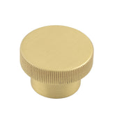 Thaxted Cupboard Knobs 40mm  Satin Brass - Hoxton Range